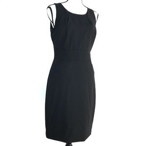 J. Crew Suiting Black Sheath Career Work Dress